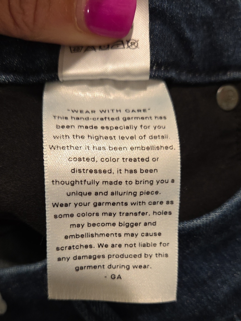 Good American Always Fits Good Legs Skinny Crop Jeans Size 6-12 BLUE838 Raw Hem - Picture 5 of 11